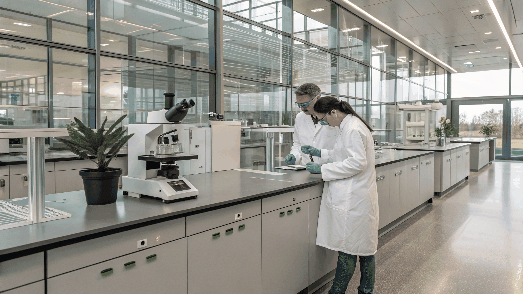 Handheld NIR spectroscopy unit in laboratory and production setting