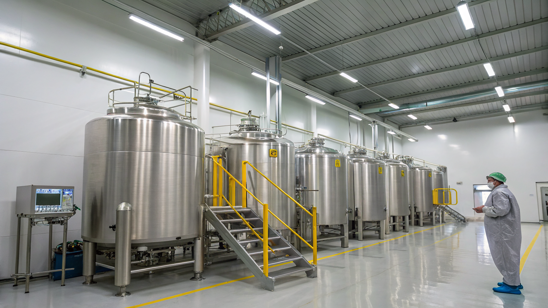 Process analytical technology instrumentation in manufacturing plant