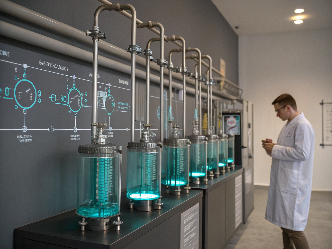 Direct-connected process vessel sensor setup