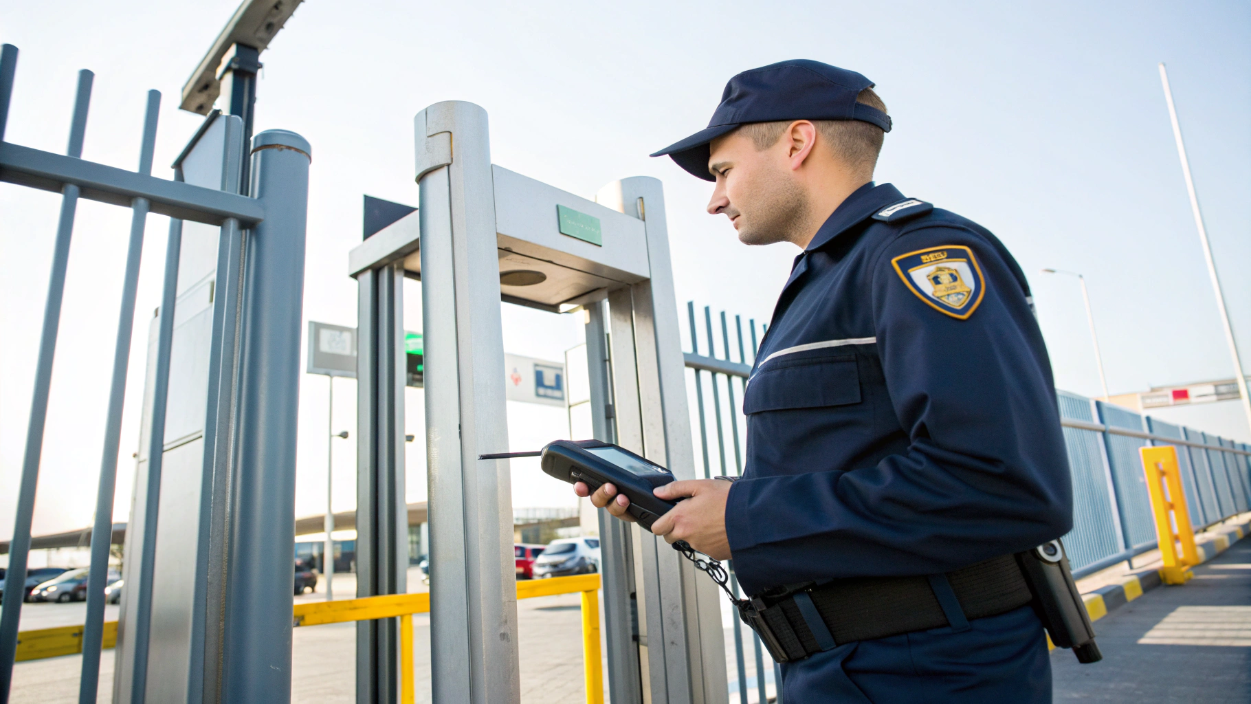 Safety and security handheld material identification analyzer